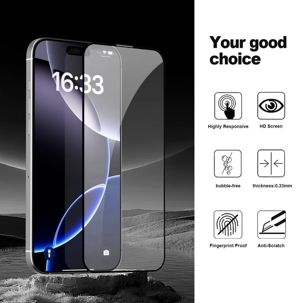 ESEEKGO TGF-01 Full Cover HD Clear Tempered Glass