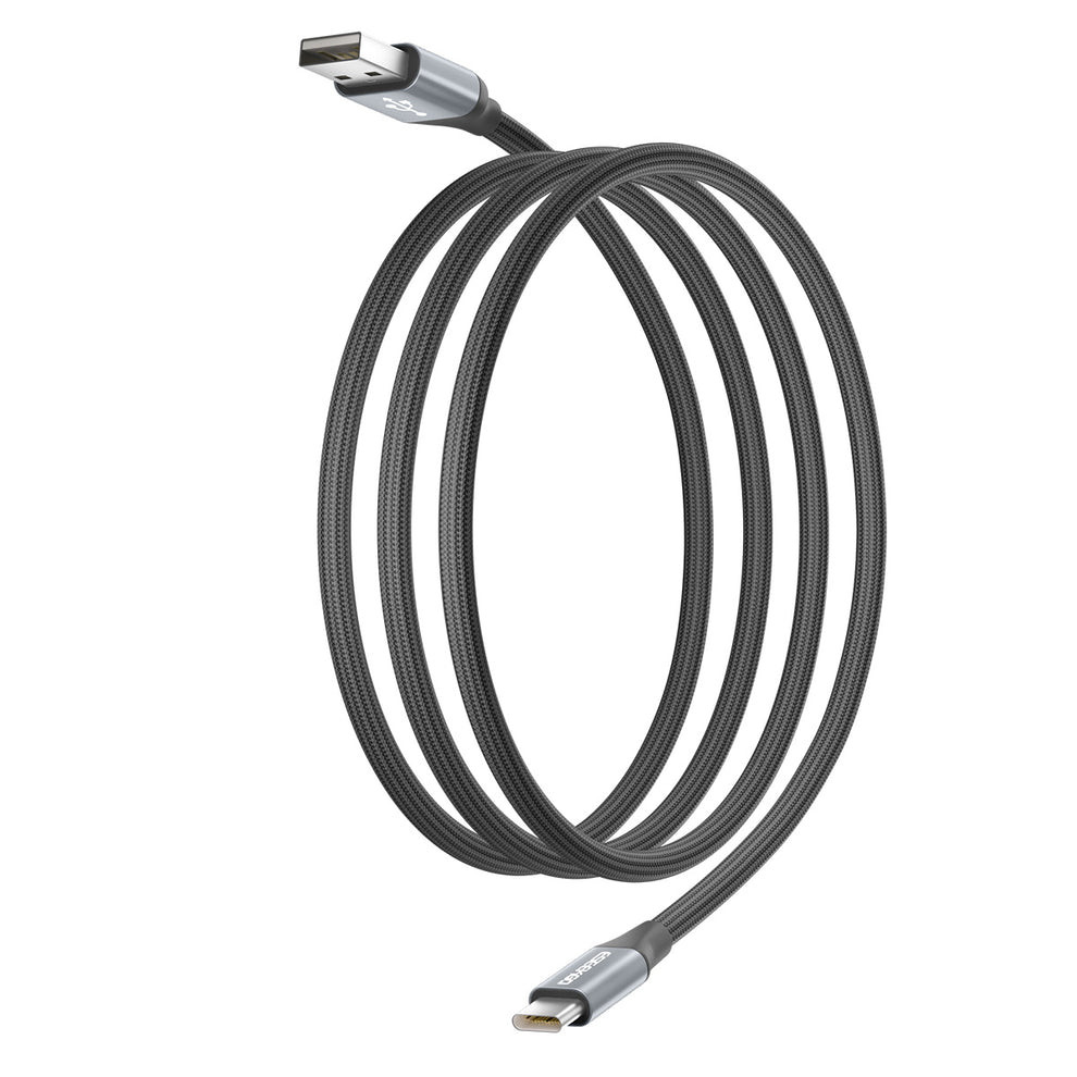 ESEEKGO G-62AC USB-A to Type-C Data Cable 2M - BLACK
