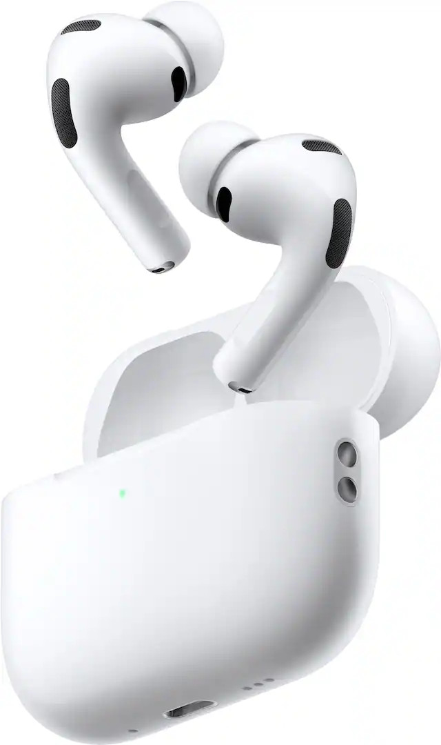 Apple - AirPods Pro 3, Wireless Active Noise Cancelling Earbuds with Heart Rate Sensing Feature - White - NEW SEALED