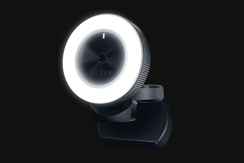Razer Kiyo 1080p 30 FPS/720 p 60 FPS Streaming Webcam with Adjustable Brightness Ring Light, Built-in Microphone and Advanced Autofocus