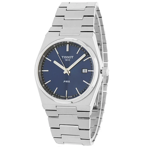 Tissot PRX Quartz 40mm × 39.5mm Blue Dial Steel Men's Watch T1374101104100