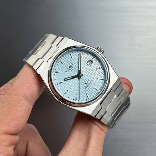 Tissot PRX Powermatic 80 40mm Ice Blue (gradient) Dial Steel Men's Watch T1374071135100