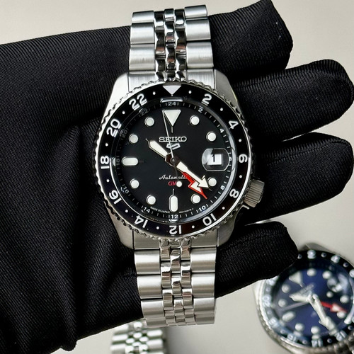 Seiko 5 Sports GMT Automatic Steel Men's Watch Ssk005-1