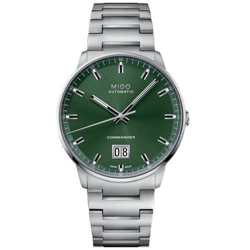 Mido Commander Automatic 42mm Green Dial Steel Men's Watch M0216261109100