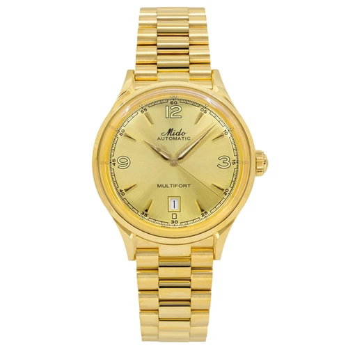 Mido Multifort Powerwind Automatic 40mm Champagne Dial Steel Men's Watch M0404073302700