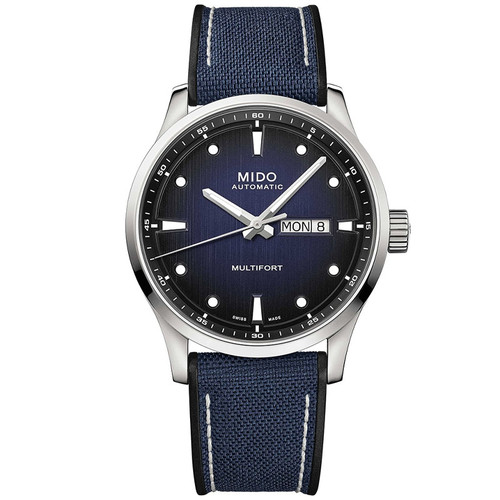 Mido Multifort Automatic 42mm Blue Gradient Dial Steel Men's Watch M0384301704100