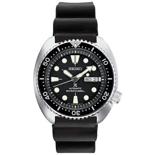 Seiko Prospex Automatic 45mm Black Dial Rubber Men's Watch SRPE93