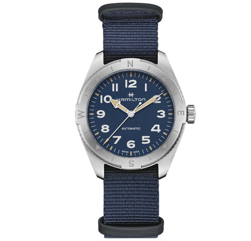 New Hamilton Khaki Field AUTO 41MM Blue Dial Men's Watch