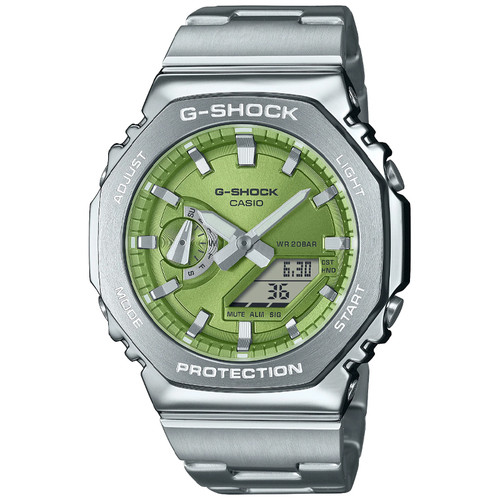 Casio G-Shock G-STEEL Analog-Digital Lime Green Steel Men's Watch