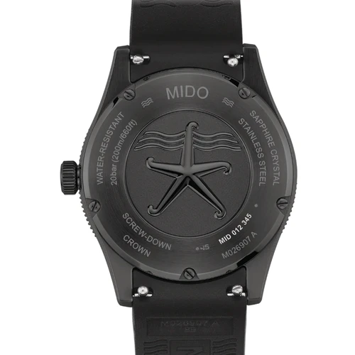 Mido Ocean Star Automatic 39mm Black Dial Rubber Men's Watch M026.907.37.051.00