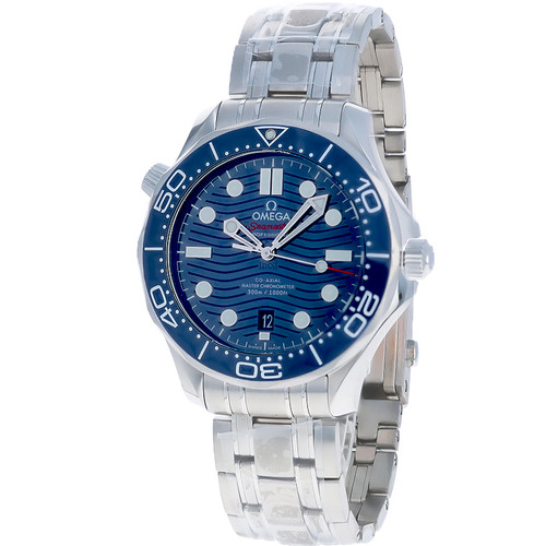 Omega Seamaster Diver 300M Automatic 42mm Blue Dial Steel Men's Watch 21030422003001