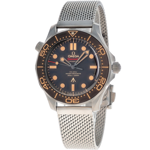 Omega Seamaster Diver 300M Automatic 42mm Brown Dial Steel Men's Watch 21090422001001