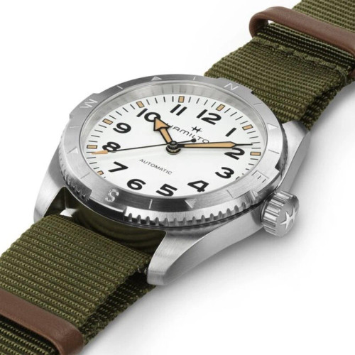New Hamilton Khaki Field Expedition 37mm Green Textile Men's Watch New Hamilton Khaki Field Expedition 37mm Green Textile Men's Watch