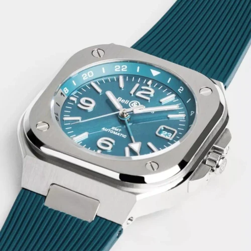 Bell & Ross BR 05 Automatic 41mm Blue Dial Rubber Men's Watch BR05G-PB-ST