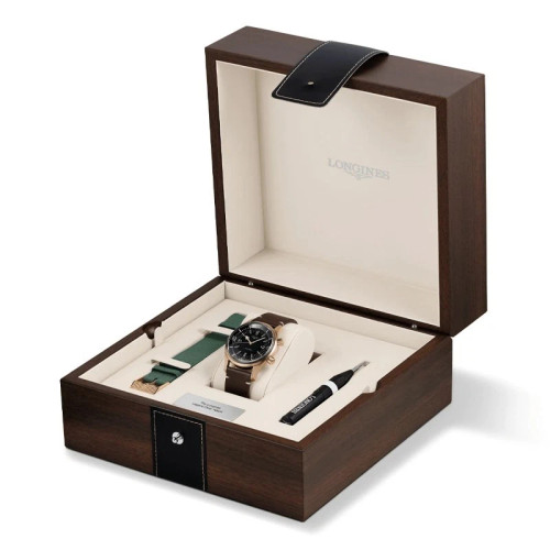 Longines Legend Diver Bronze 42mm Green Dial Men's Watch