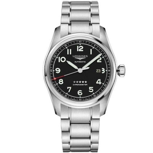 Longines Spirit 42mm Chronometer Black Dial Steel Men's Watch