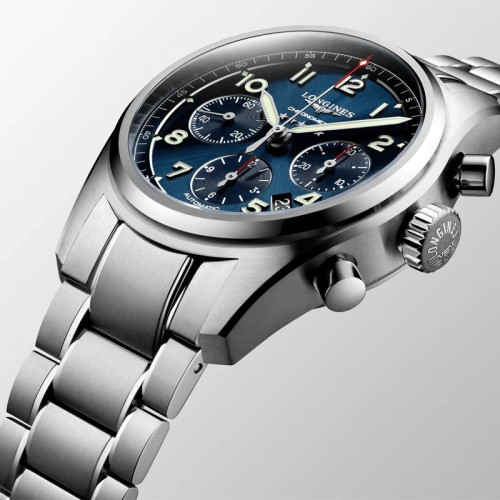 Longines Spirit 42mm Chronometer Blue Sunray Men's Watch