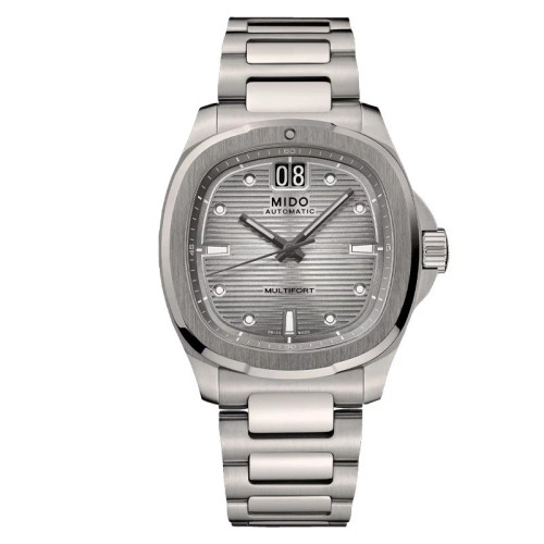 Mido Multifort TV Big Date 40mm Gray Dial Men's Watch
