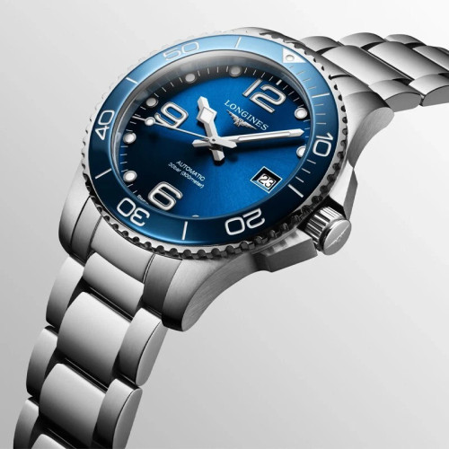 Longines HydroConquest 39mm Blue Dial Steel Men's Watch