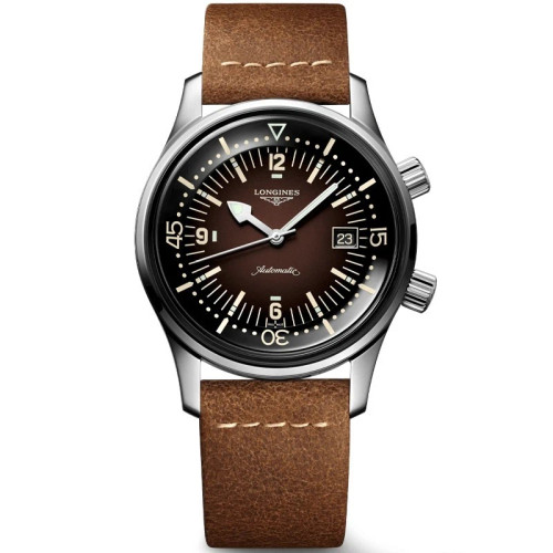 Longines Legend Diver 42mm Brown Dial Men's Watch