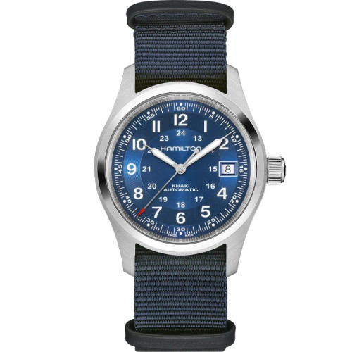 Hamilton Khaki Field Auto 38mm Blue Dial Men's Watch