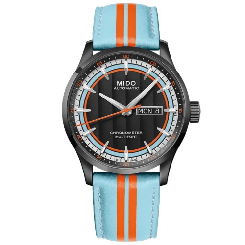 Mido Multifort Chronometer 1 Racer 42mm Black Dial Men's Watch M0384313605100