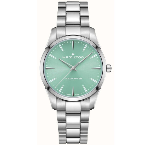 Hamilton Jazzmaster Quartz 40mm Green Dial Steel Men's Watch H32461161