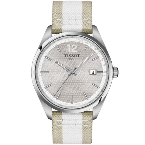 Tissot PR 100 Cycling 40mm Grey Dial Fabric Strap Men's Watch T1504101703700