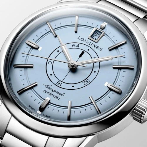 Longines Conquest Heritage Central Power Reserve 38mm Blue Automatic Watch L16484926