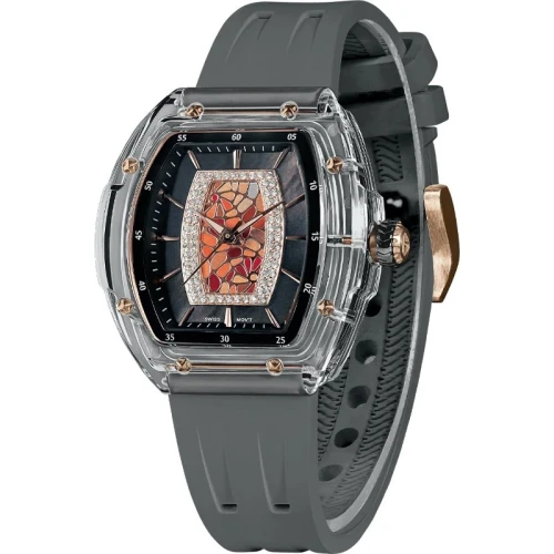 TSAR BOMBA Nucleus Femme 35mm White Dial Women's Women's Quartz Watch TB8219L-06