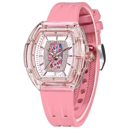 TSAR BOMBA Nucleus Femme 35mm White Dial Women's Women's Quartz Watch TB8219L-02
