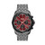 Diesel Stinger 46mm Burgundy Dial Men's Quartz Chronograph Watch DZ4715