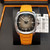 Multifort TV Big Date Grey Dial Orange Strap Men's Watch M0495261708100