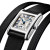 Longines Mini DolceVita Quartz 21.5mm x 29mm Sunray Silver flinqué Dial Leather Women's Watch L52004710