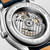 Longines Master Collection Moonphase Automatic 40mm Sunray Blue Dial Leather Men's Watch L29094920