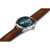 Hamilton Jazzmaster Open Heart Auto 40mm Blue Dial Brown Leather Strap Men's Watch H32675540