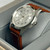 Hamilton Khaki Field Auto 38mm Silver Dial Brown Leather Strap Men's Watch H70455553