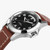 Hamilton Khaki Field King 40mm Black Dial Brown Leather Strap Men's Watch H64475531