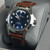 Hamilton Khaki Field King 40mm Blue Dial Brown Leather Strap Men's Watch H64475540