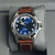 Hamilton Khaki Field King 40mm Blue Dial Brown Leather Strap Men's Watch H64475540