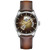 Hamilton Jazzmaster Open Heart 42mm Champagne Dial Brown Leather Strap Men's Watch H32705501