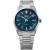 Casio Edifice EFK-110D Automatic 38mm Blue Dial Steel Men's Watch EFK110D-2A