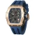 TSAR BOMBA Elemental 43mm Blue Dial Men's Quartz Chronograph TB8204Q-41