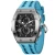 TSAR BOMBA Elemental 45mm Light Blue Dial Men's Quartz Chronograph TB8224Q-05