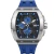 TSAR BOMBA Elemental II 46mm Blue Dial Men's Quartz Sports Watch TB8211QII-09