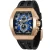 TSAR BOMBA Elemental II 46mm Black Dial Men's Quartz Sports Watch TB8211Q-05