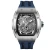 TSAR BOMBA Elemental Skeleton 45mm Silver Skeleton Dial Men's Automatic Skeleton Watch TB8228A-01