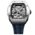 TSAR BOMBA Elemental Skeleton 45mm Silver Skeleton Dial Men's Automatic Skeleton Watch TB8228A-01