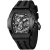 TSAR BOMBA Elemental Skeleton 45mm Black Skeleton Dial Men's Automatic Skeleton Watch TB8228A-03