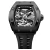 TSAR BOMBA Elemental Skeleton 45mm Black Skeleton Dial Men's Automatic Skeleton Watch TB8228A-03